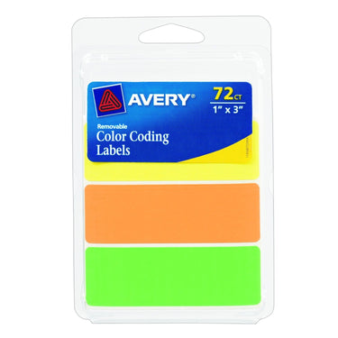 Avery Color-Coding Removable Labels, 1